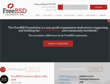 Tablet Screenshot of freebsdfoundation.org